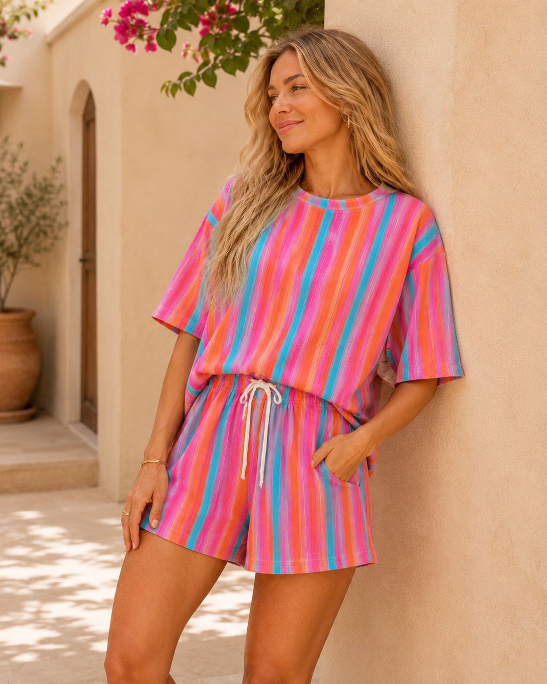 Maëlys Gestreepte Zomerset – Fris, Luchtig & Comfortabel