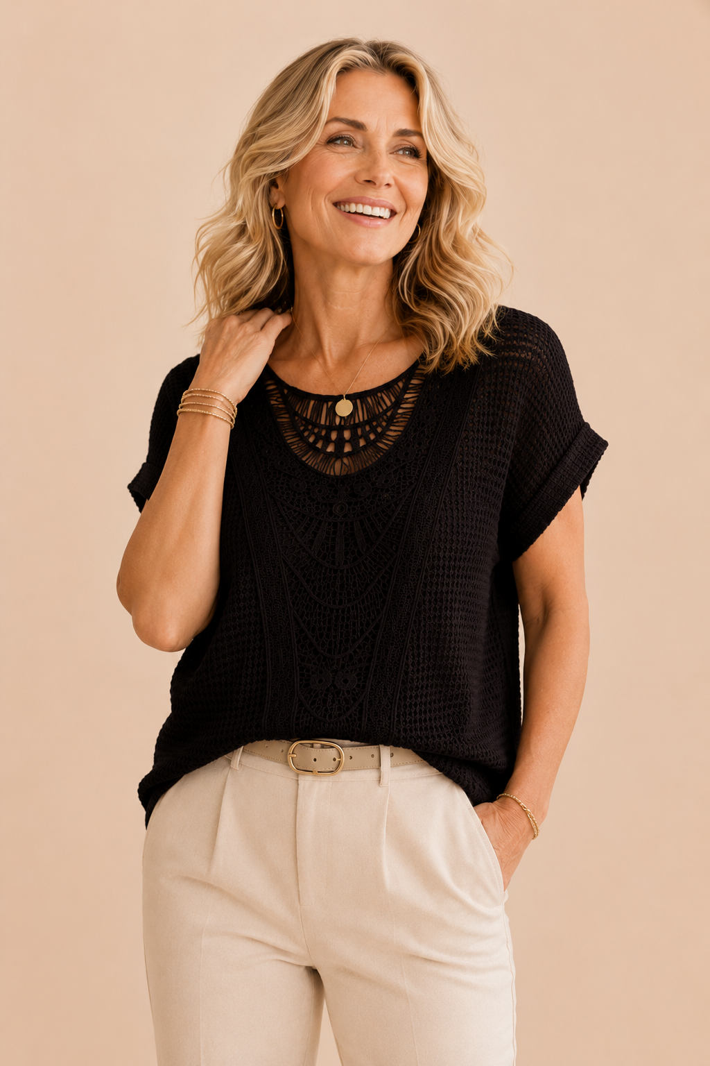 Camille Casual T-Shirt – Tijdloos, Comfortabel & Moeiteloos Stijlvol