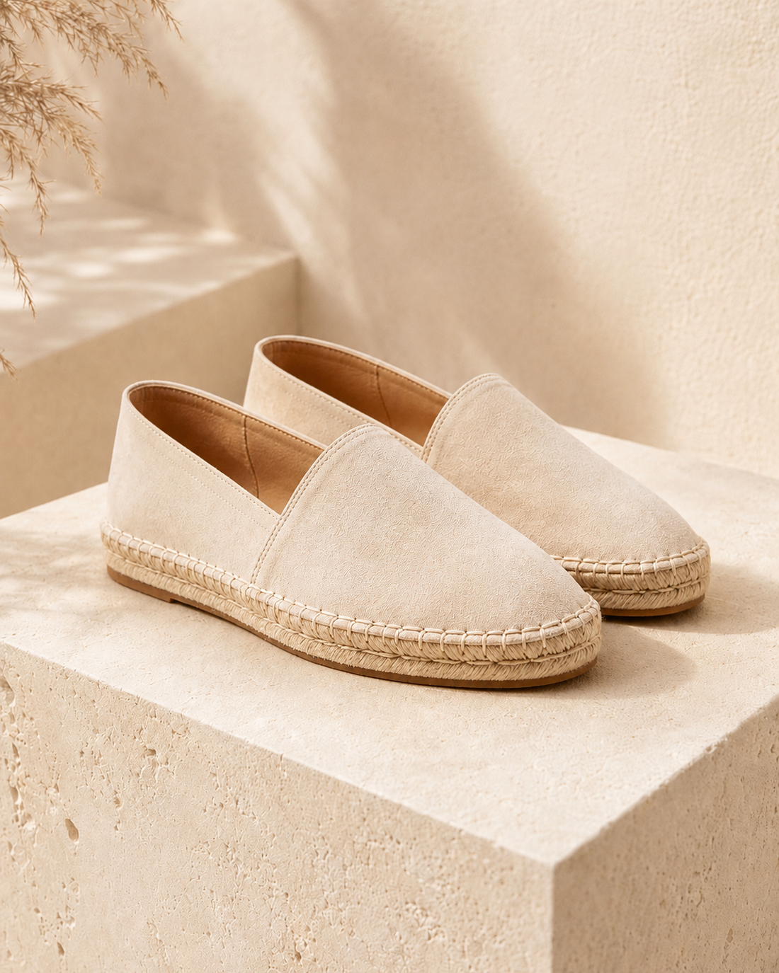 Aveline Luxe Suède Espadrilles – Zomers, Vrouwelijk & Verfijnd
