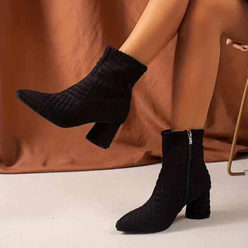 Adèle Enkellaarzen – Elegant, Comfortabel & Tijdloos