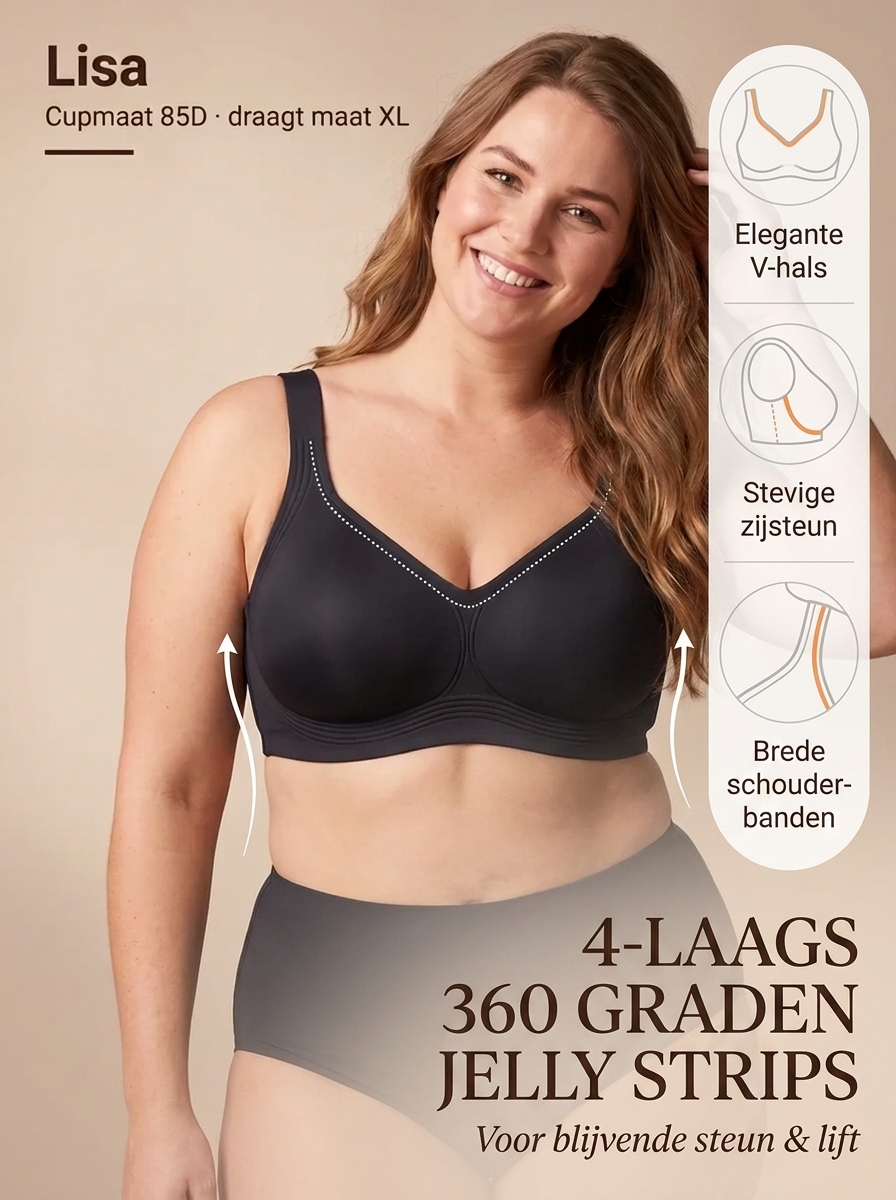 Sylvie Comfort BH – Zacht, Ondersteunend & Naadloos