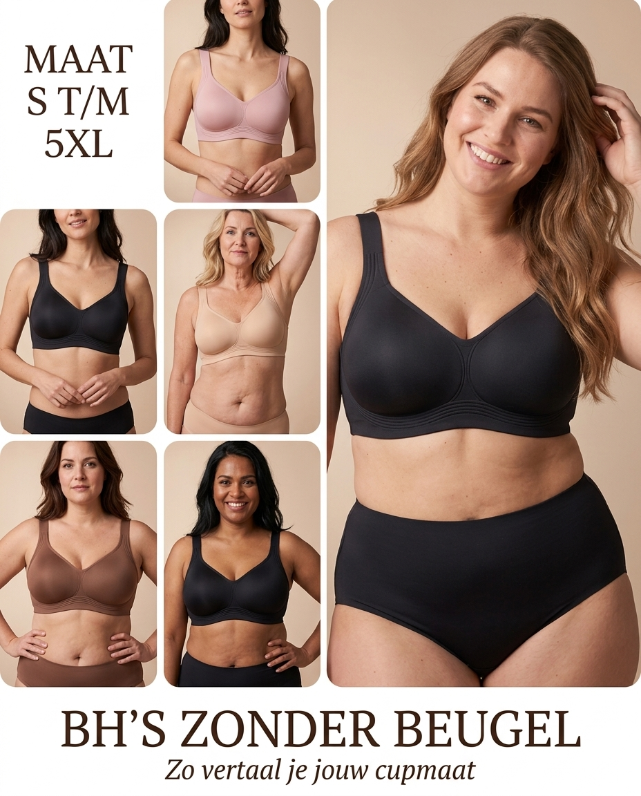Sylvie Comfort BH – Zacht, Ondersteunend & Naadloos