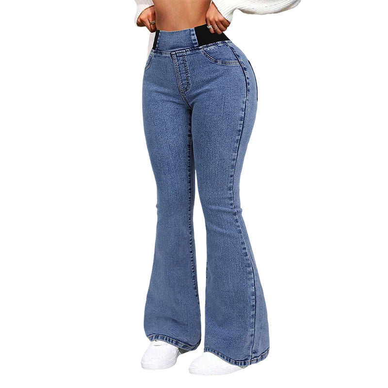 Célia High-Waist Flared Jeans – Flatterend, Comfortabel & Vrouwelijk