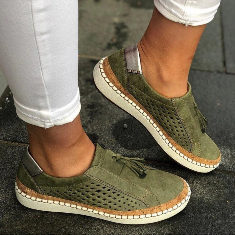 Margot comfort instappers in groen