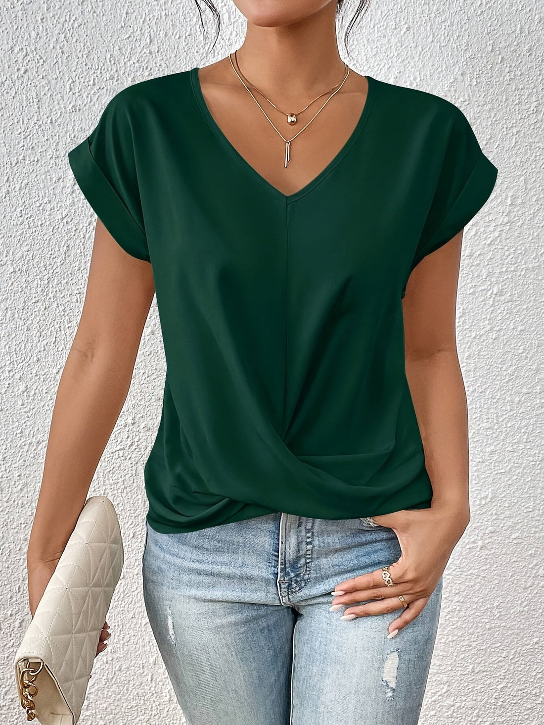 Elira Twist Top – Vrouwelijk, Comfortabel & Moeiteloos Stijlvol