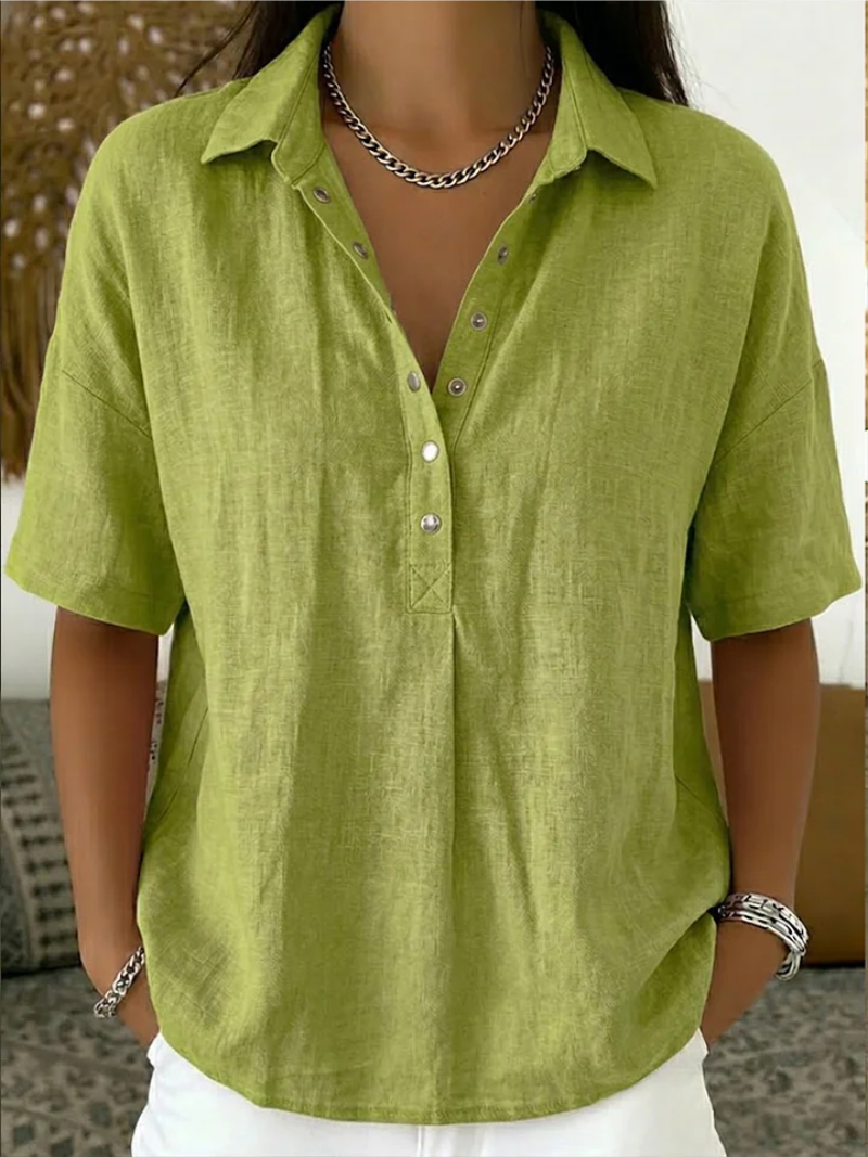 Lina | Knoopdetail Blouse