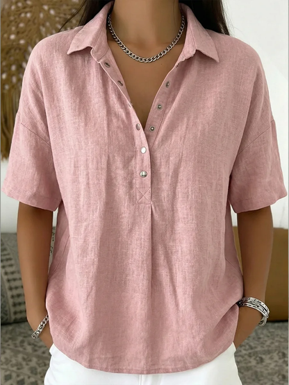 Lina | Knoopdetail Blouse