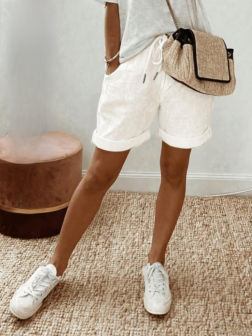 Mira | Linnen-Look Short
