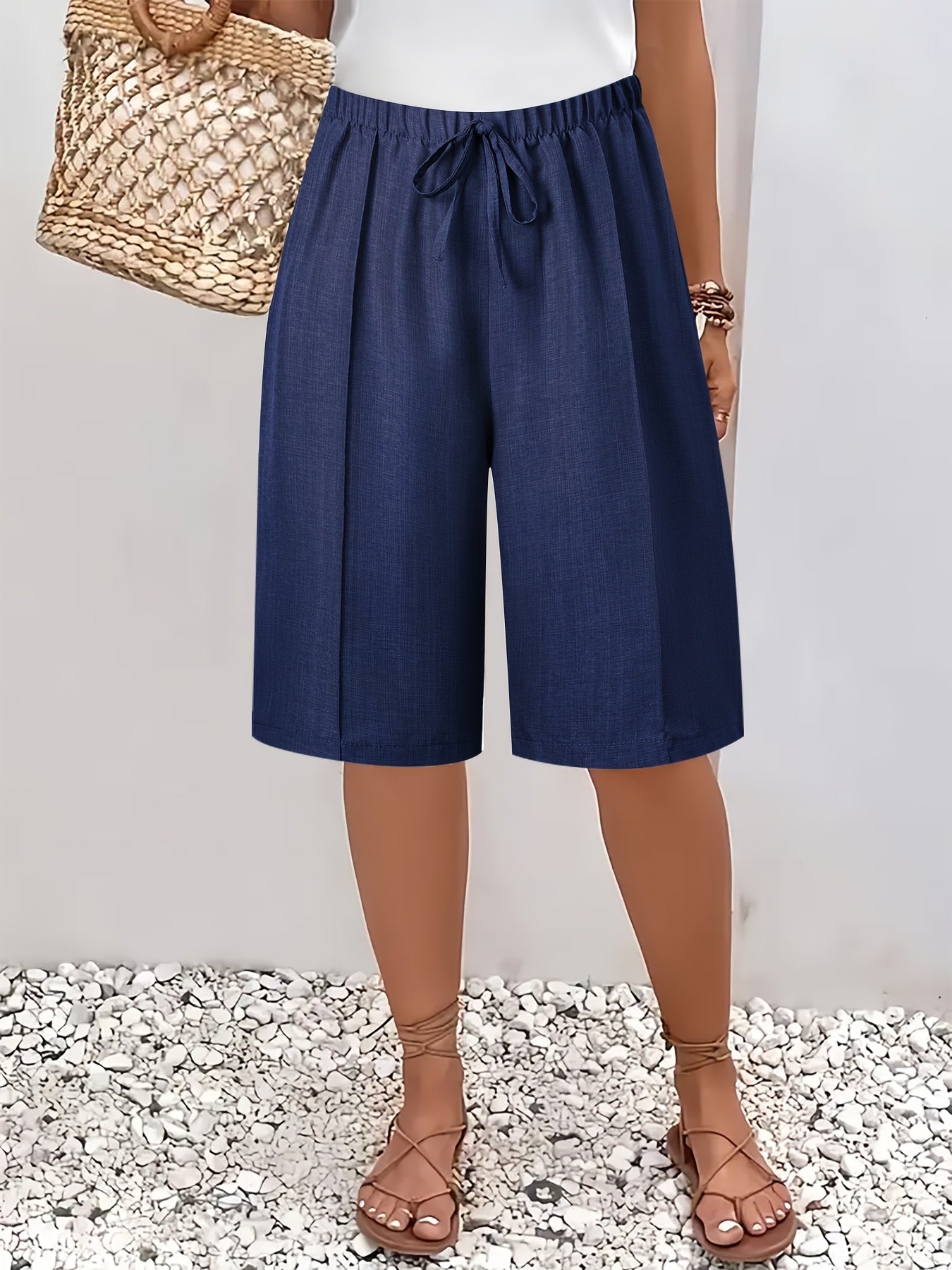 Fenna | Linnen-Look Shorts