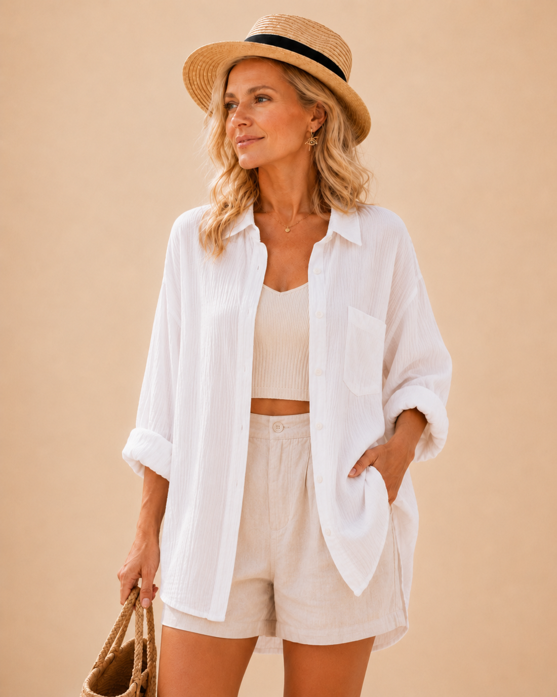 Soléa Oversized Blouse – Luchtig, Vrouwelijk & Stijlvol