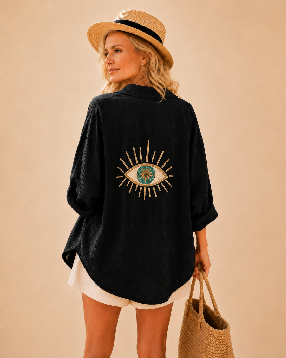 Soléa Oversized Blouse – Luchtig, Vrouwelijk & Stijlvol