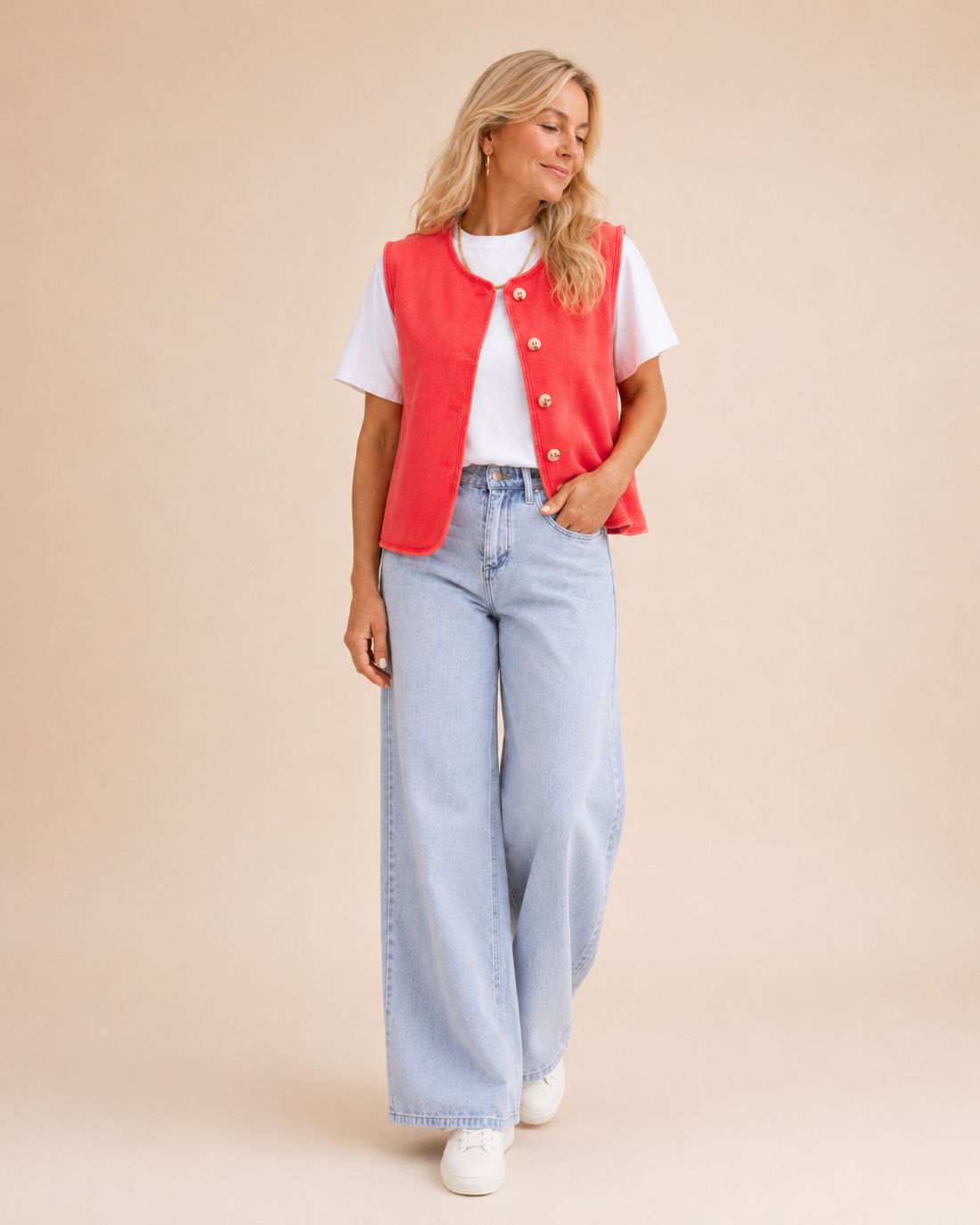 Rosalie Gilet – Elegant, Vrouwelijk & Zomers