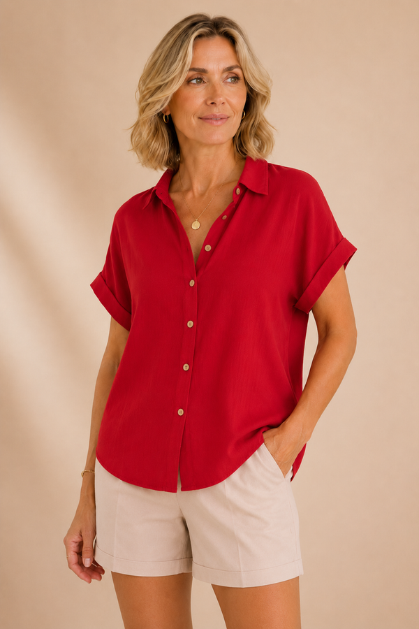 Alizé Casual Blouse – Luchtig, Vrouwelijk & Moeiteloos Stijlvol