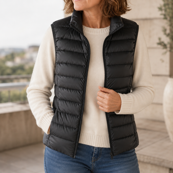 Fleur Gewatteerde Bodywarmer – Warm, Waterafstotend & Licht
