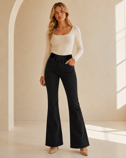 Célia™ | High-Waist Flared Jeans