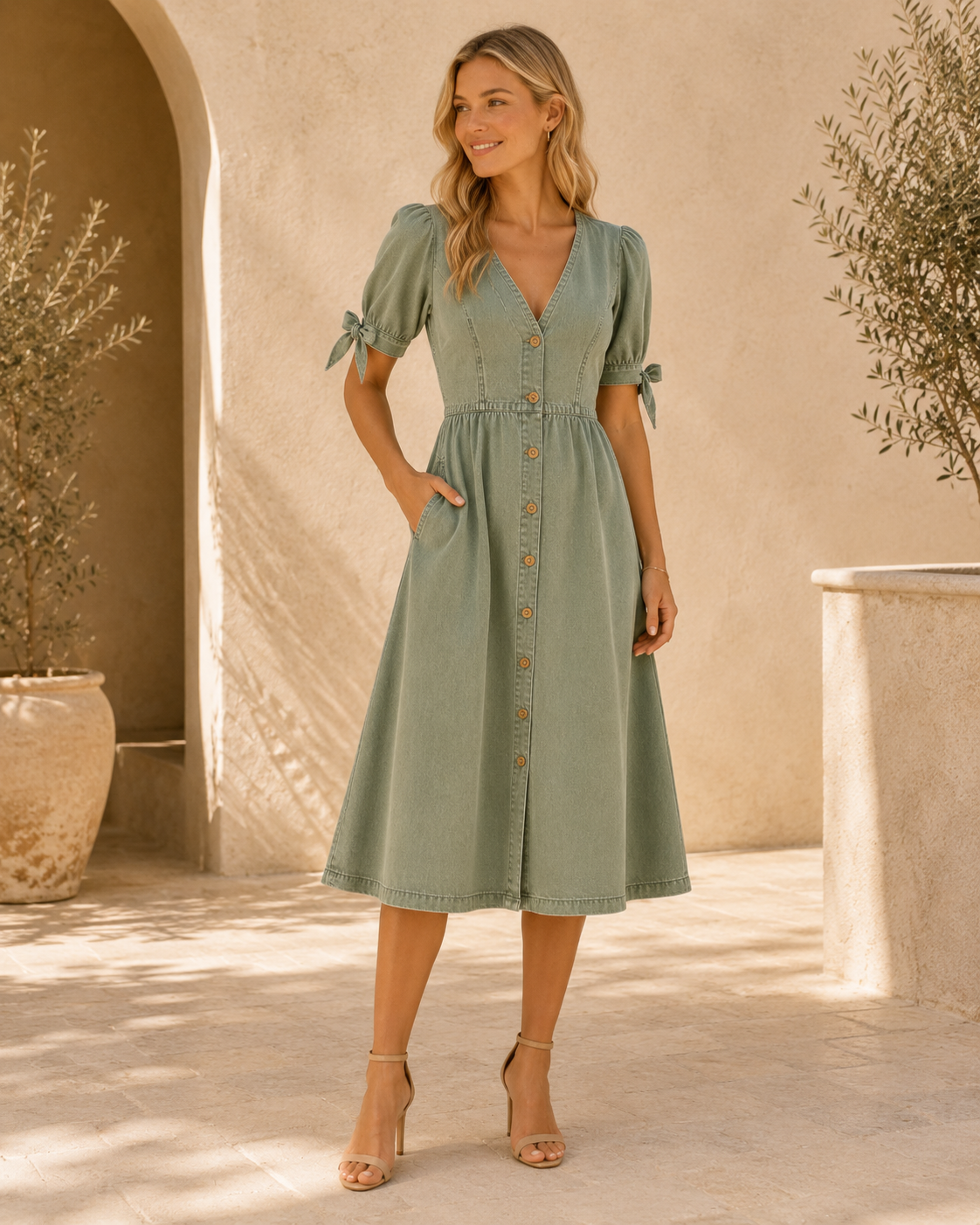 ELISE | Denim Jurk