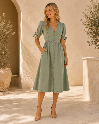 ELISE | Denim Jurk