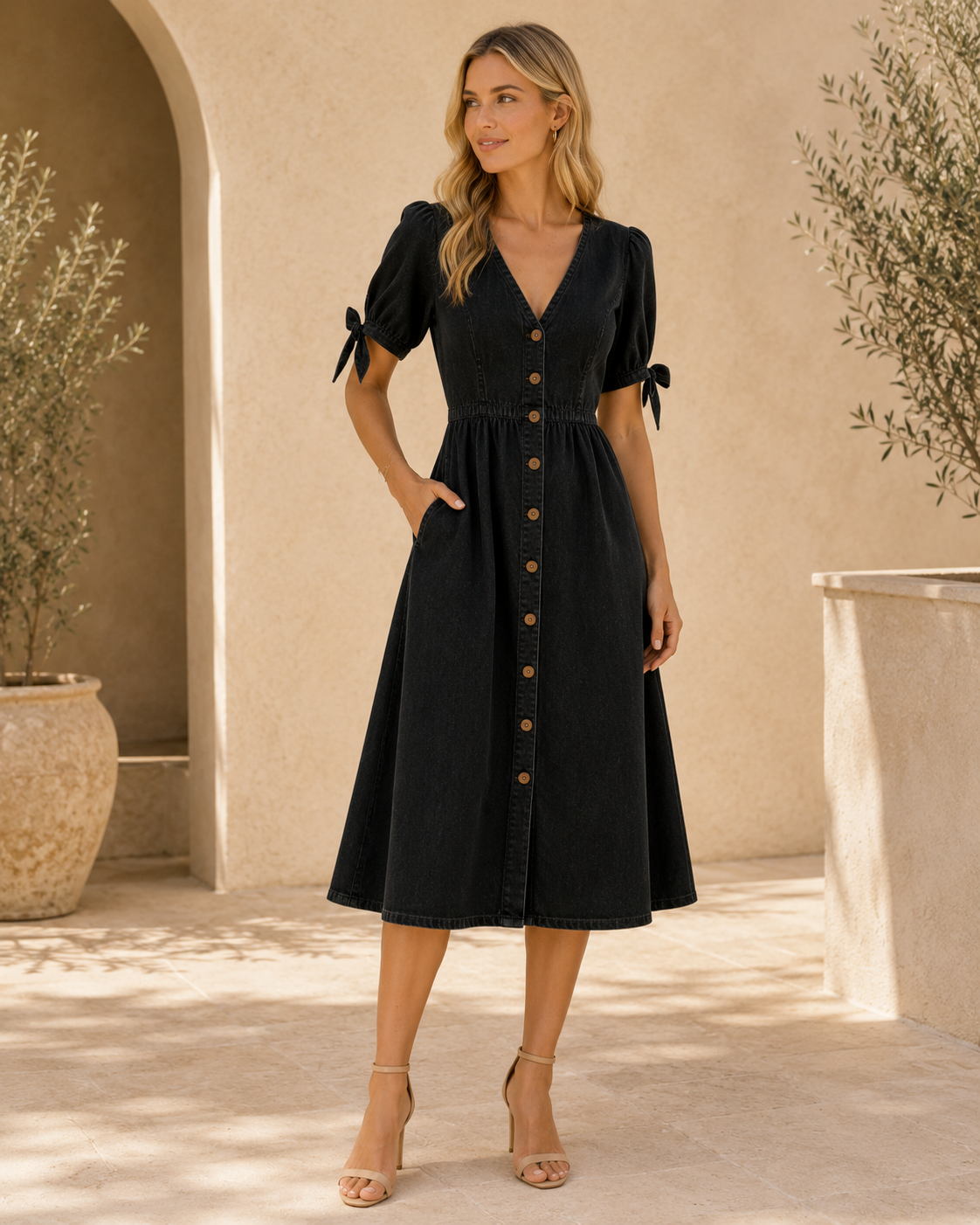 ELISE | Denim Jurk