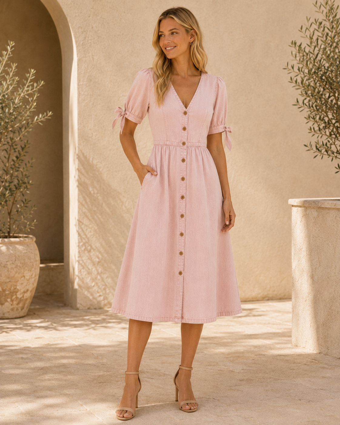 ELISE | Denim Jurk