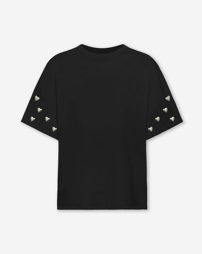 Mila | Heart Detail T-Shirt