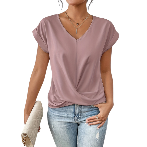 Elira Twist Top – Vrouwelijk, Comfortabel & Moeiteloos Stijlvol