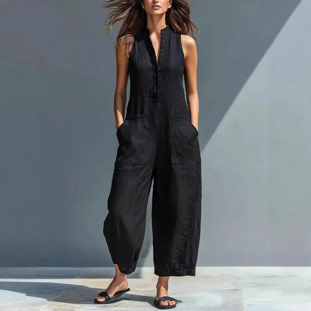 Feline | Wide Leg Jumpsuit