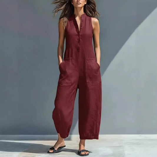 Feline | Wide Leg Jumpsuit