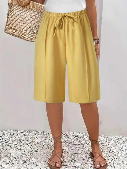 Fenna | Linnen-Look Shorts