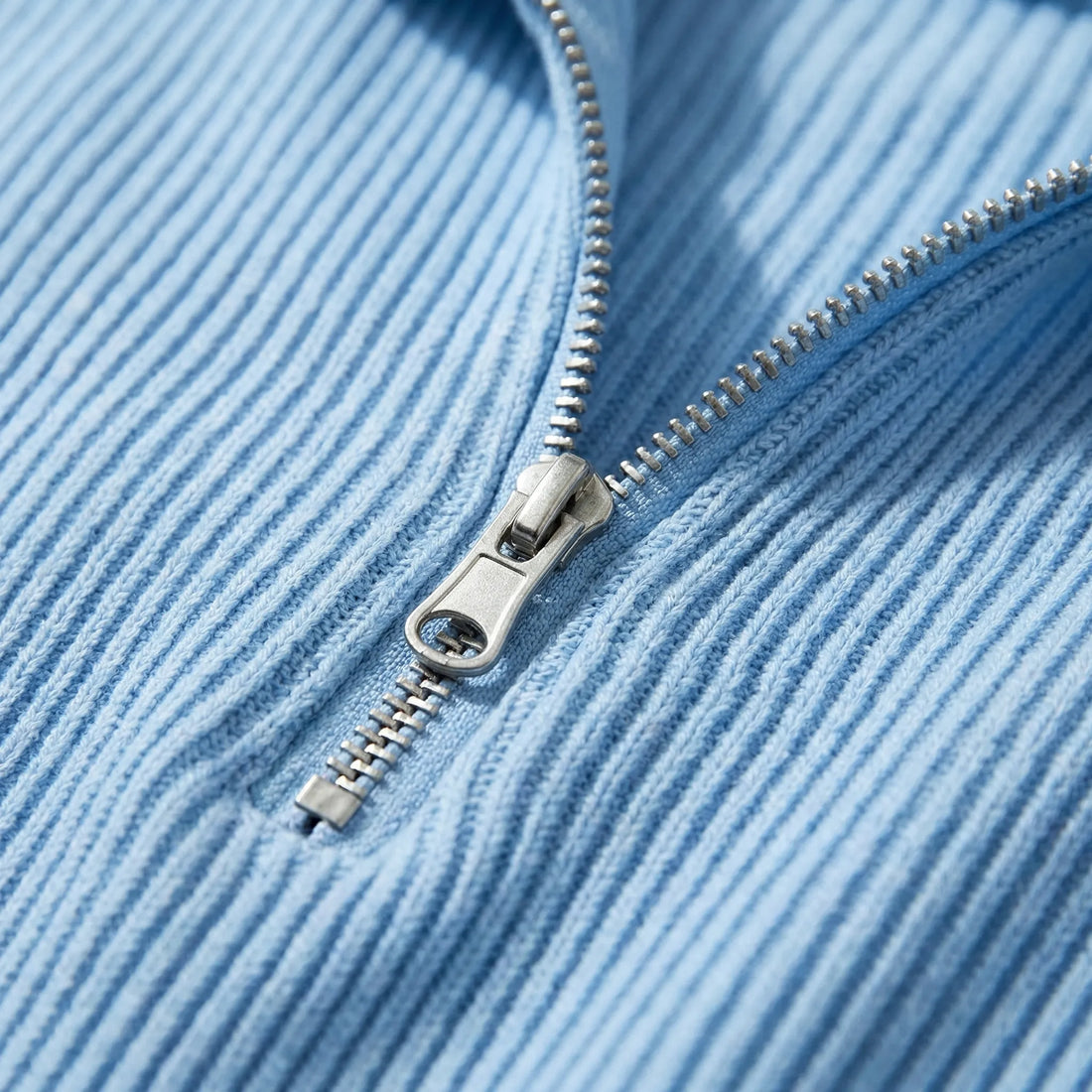 Enzo Rib Half Zip Trui – Warm, Modern & Veelzijdig