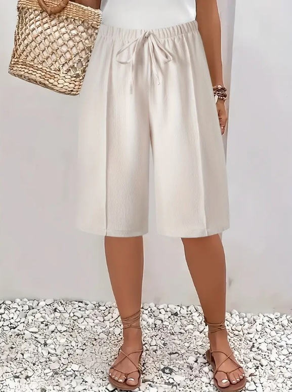 Fenna | Linnen-Look Shorts