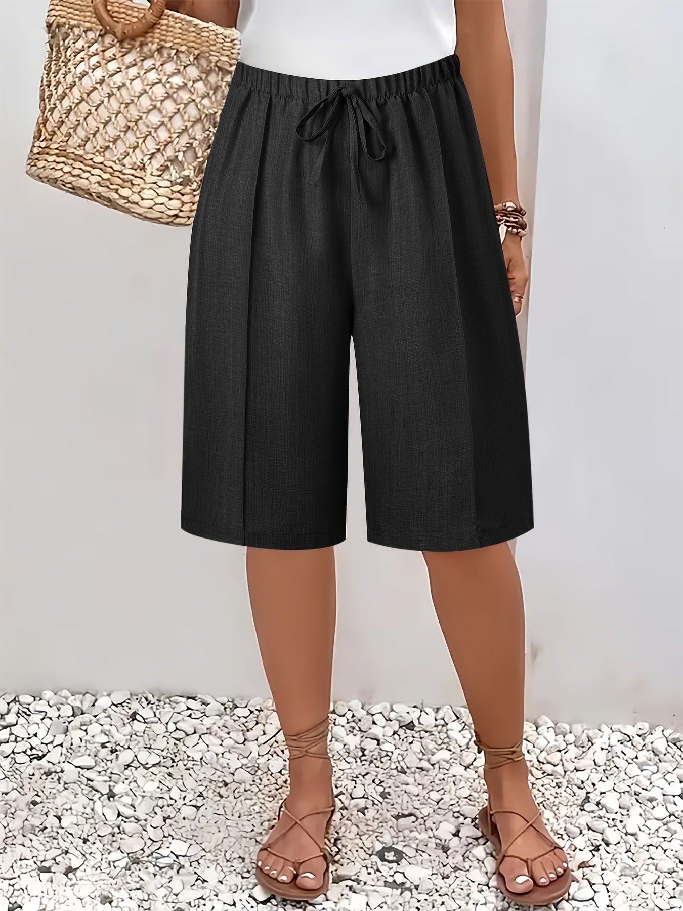 Fenna | Linnen-Look Shorts