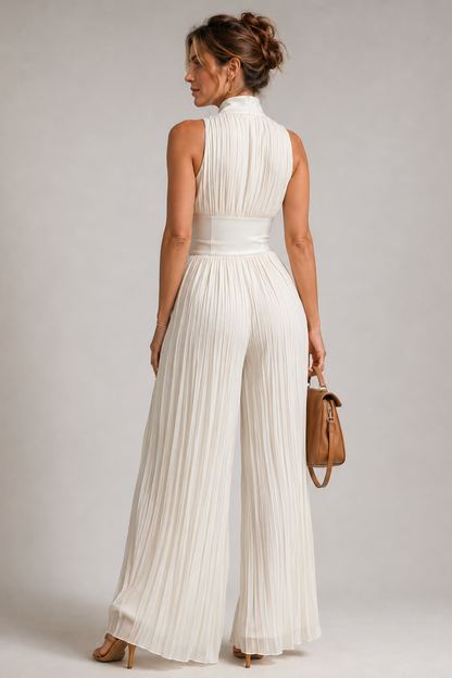 Amara | Geplooide Jumpsuit