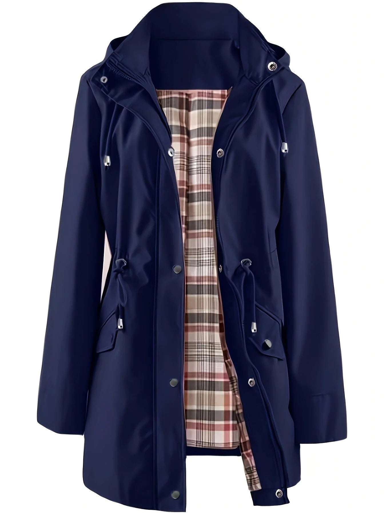 Carlotta 3-in-1 regenjas in marineblauw