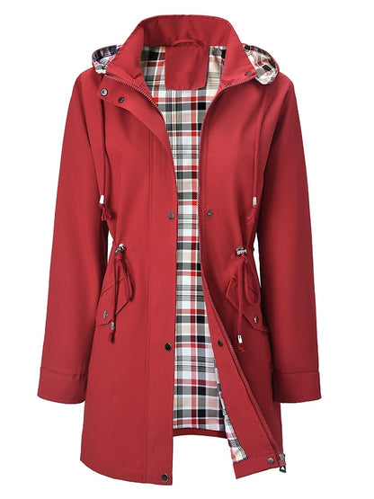 Carlotta 3-in-1 regenjas in rood