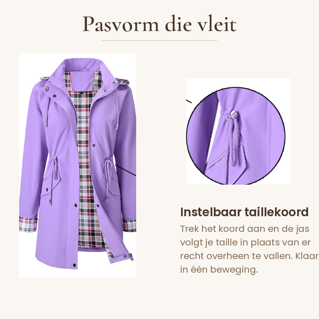 Pasvorm van de Carlotta 3-in-1 regenjas