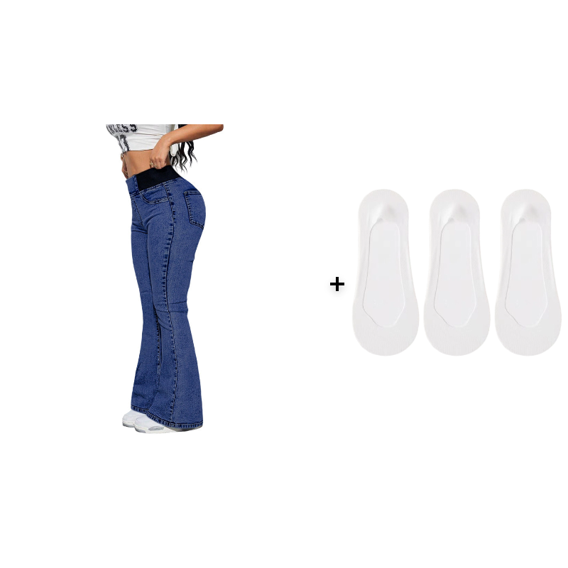 Célia | High-Waist Flared Jeans