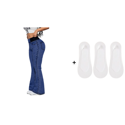 Célia | High-Waist Flared Jeans