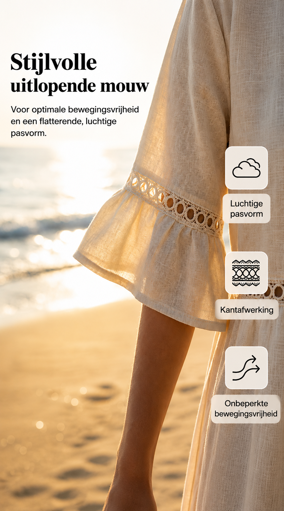 Liora Midi-Jurk – Elegant, Vrouwelijk & Flatterend