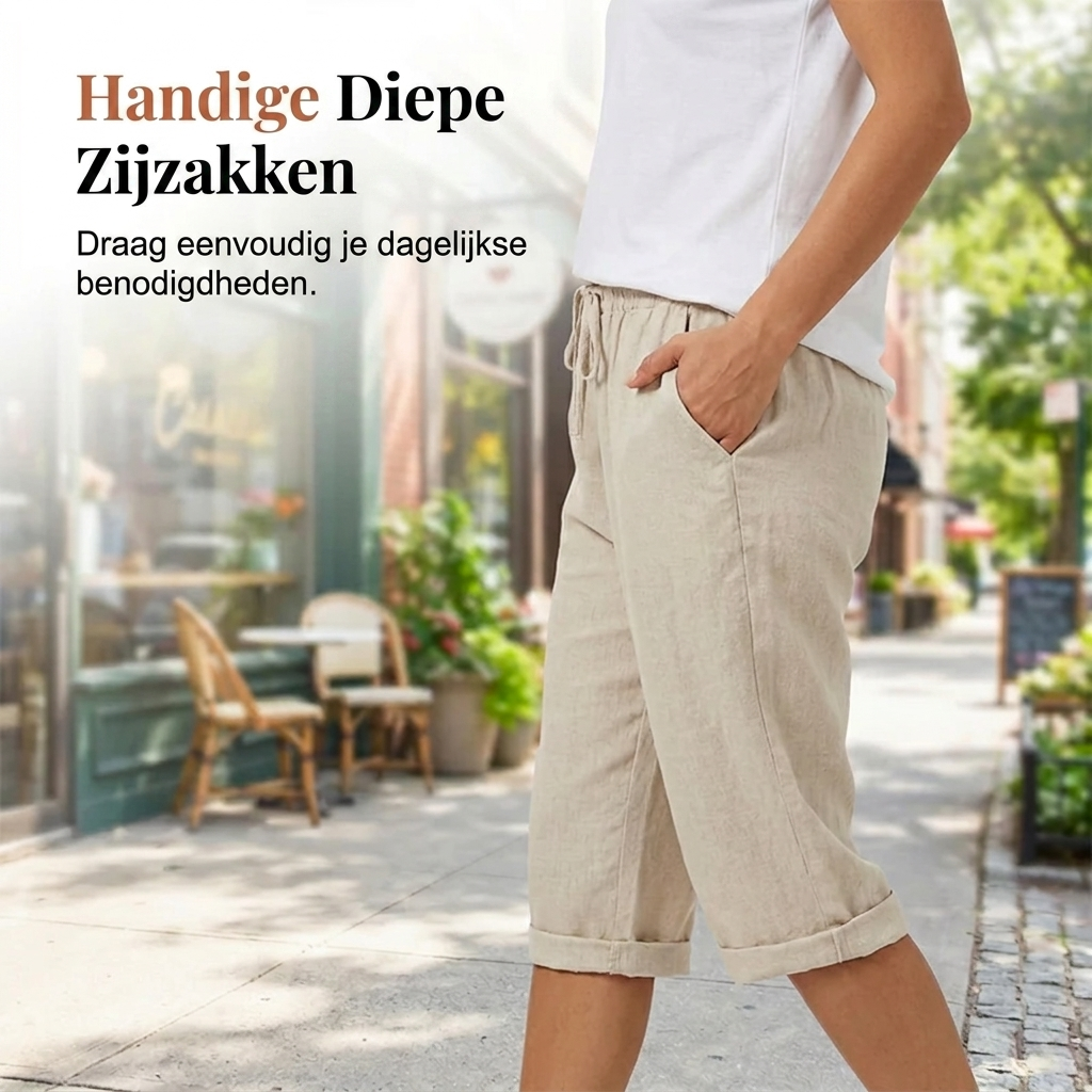 Lina | Linnen Shorts