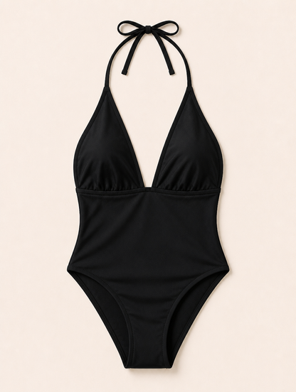 Odette™ | V-Hals Halter Badpak