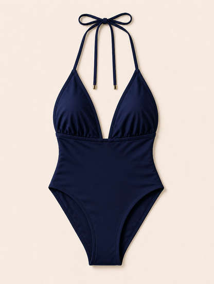 Odette™ | V-Hals Halter Badpak