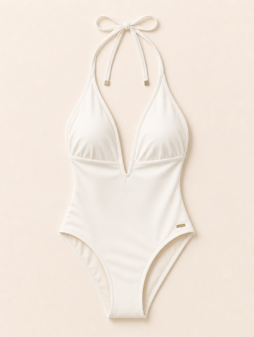 Odette™ | V-Hals Halter Badpak