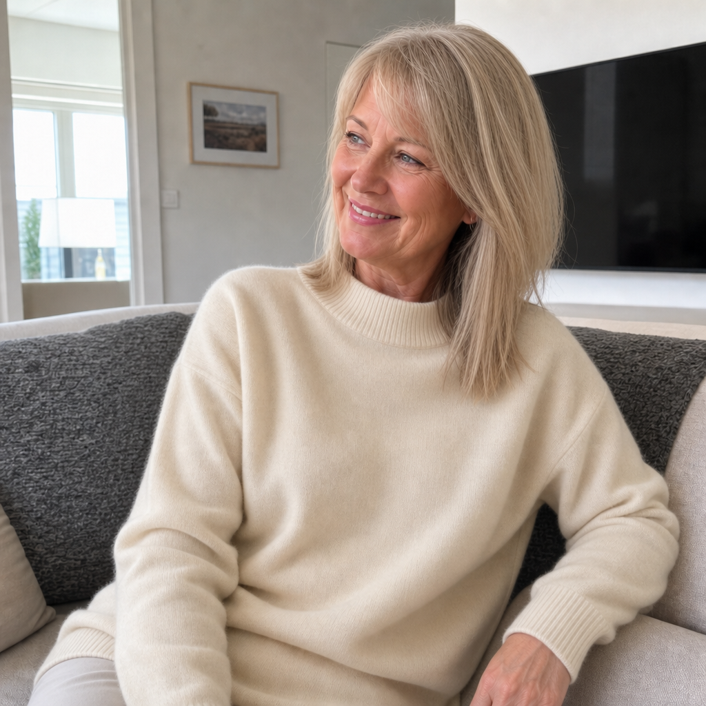 Manon Zachte Gebreide Trui – Warm, Verfijnd & Tijdloos
