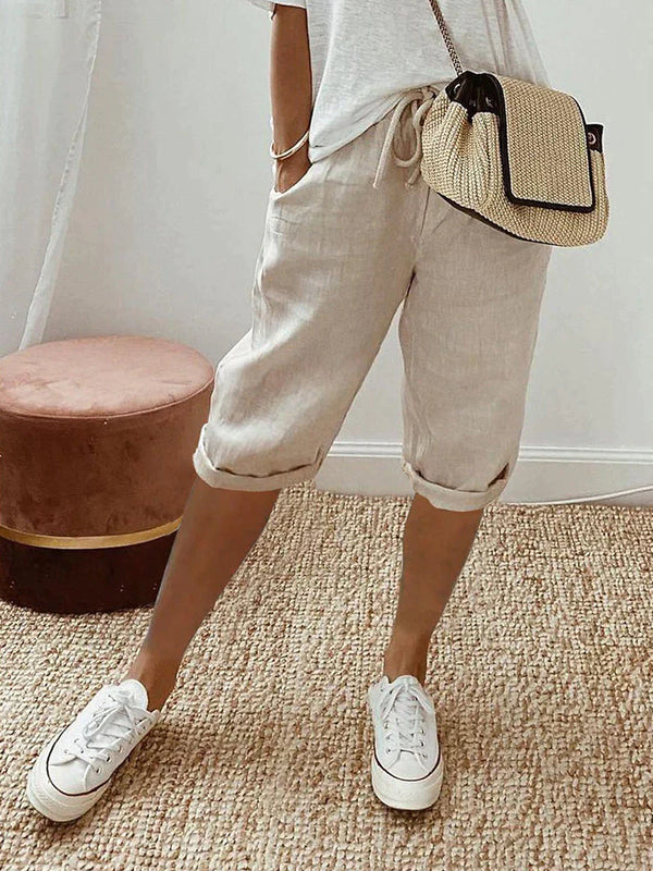 Lina Linnen Shorts – Luchtig, Comfortabel & Zomers
