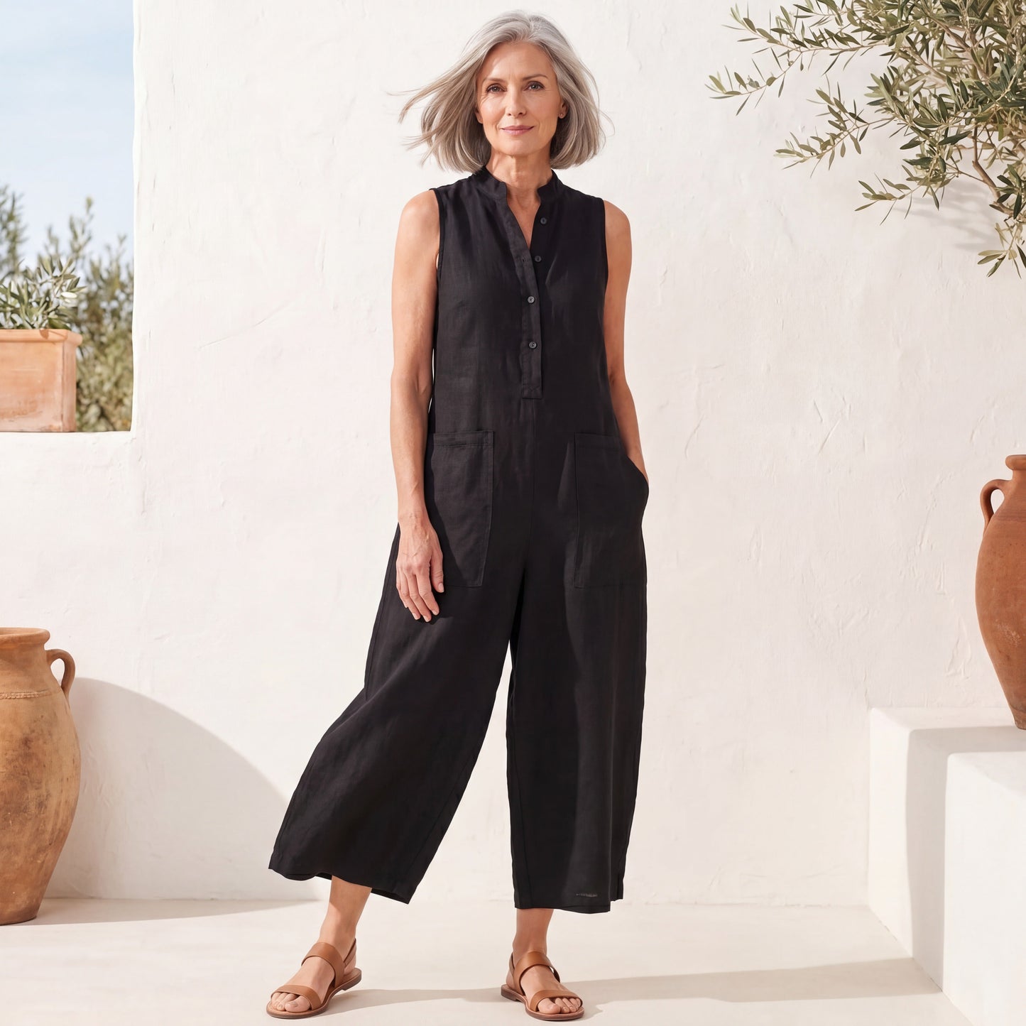Feline | Wide Leg Jumpsuit