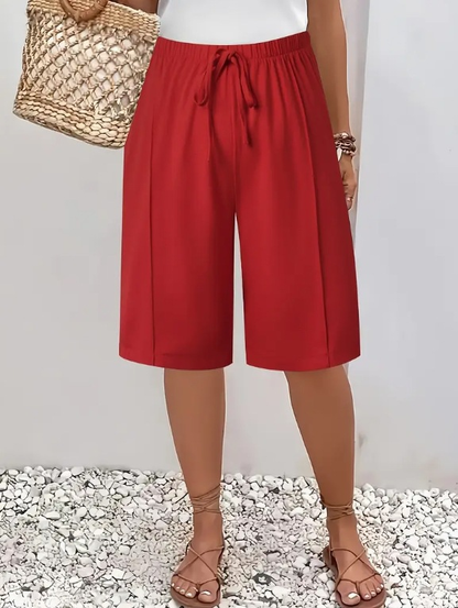 Fenna | Linnen-Look Shorts